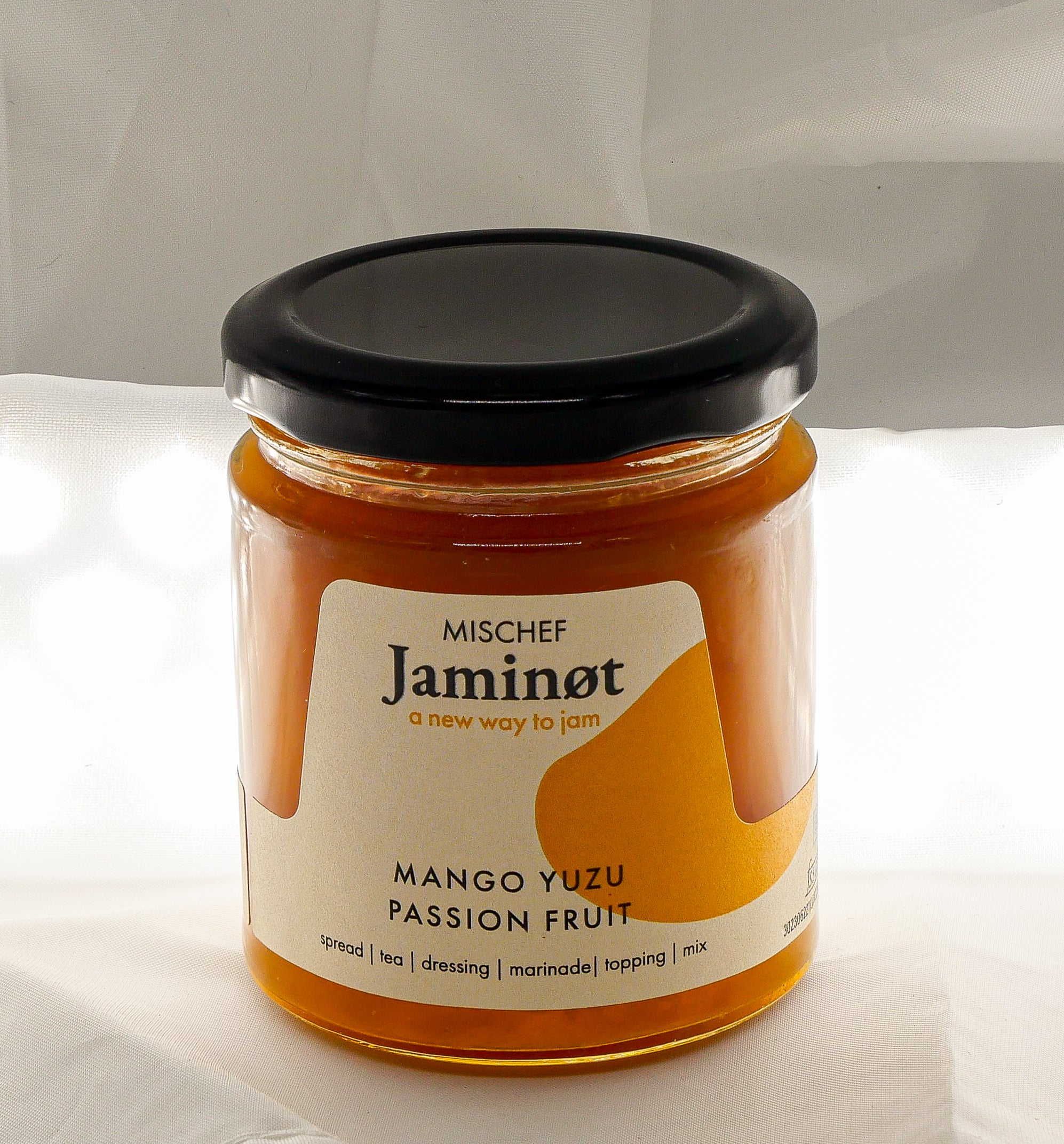 Fruity and zesty Jaminot with tropical citrus jam – Mischef gourmet biscuit