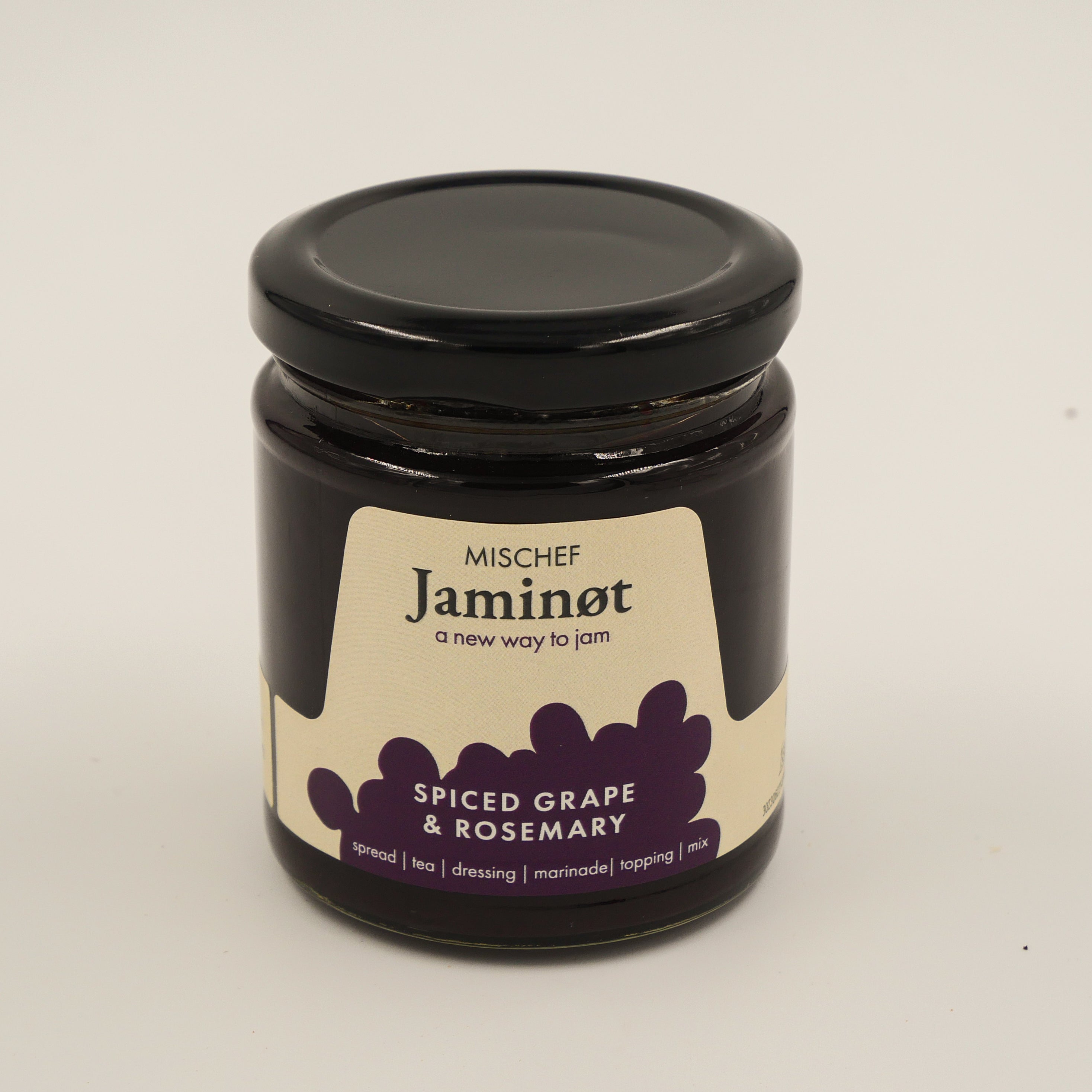 Layered jaminot biscuit with spiced grape jam and herbs – premium baked treat