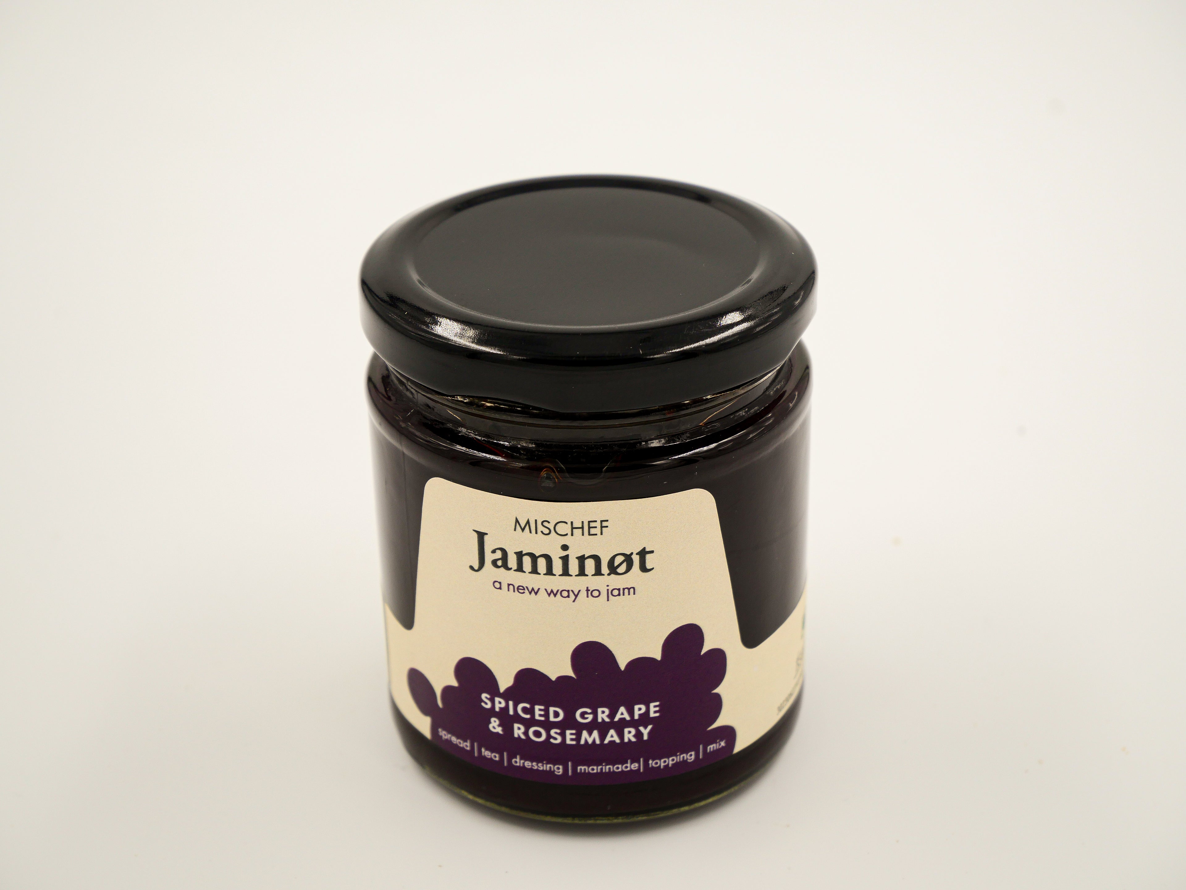 Spiced grape rosemary jaminot – artisan cookie with grape jam and rosemary by Mischef"