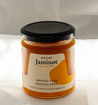Fruity and zesty Jaminot with tropical citrus jam – Mischef gourmet biscuit