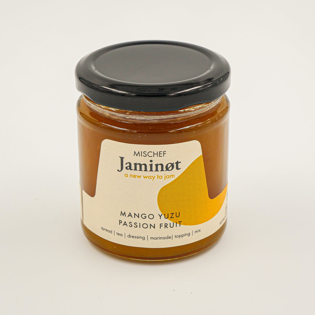 Mango Yuzu Passionfruit Jaminot – tropical jam-filled artisan cookie by Mischef