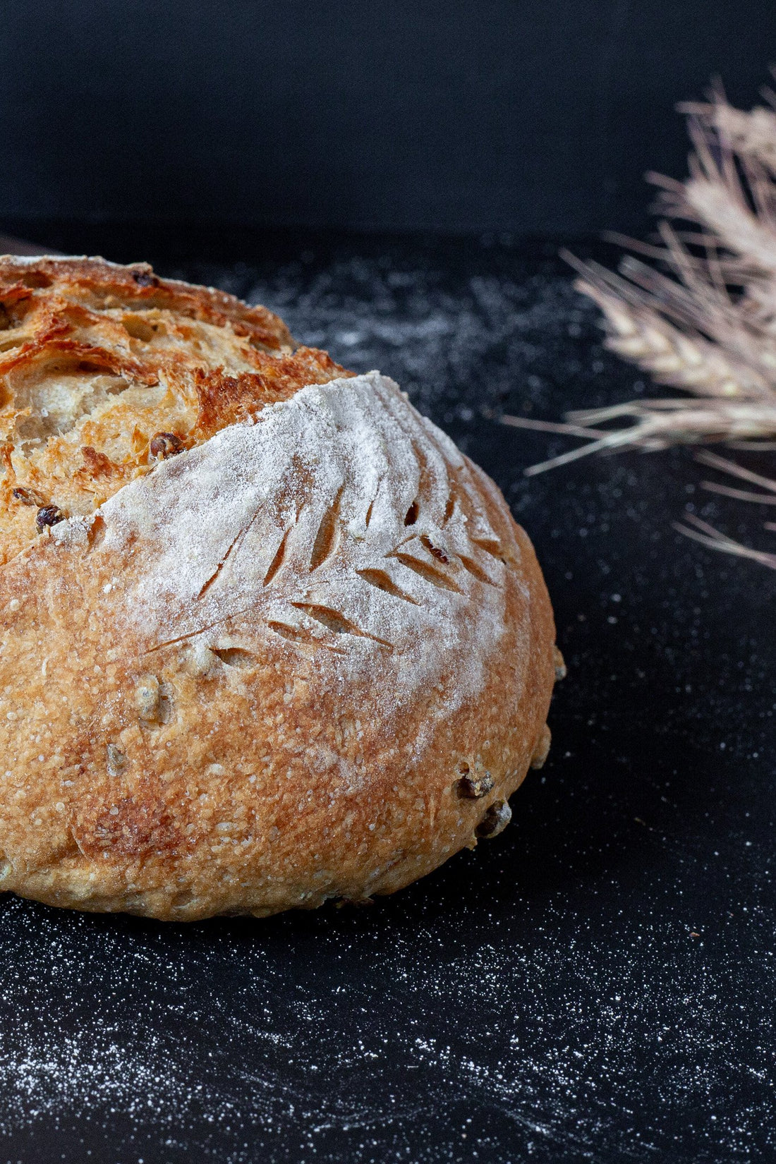 Freshly baked Sprouted Lentil Sourdough, perfect for healthy meals.
