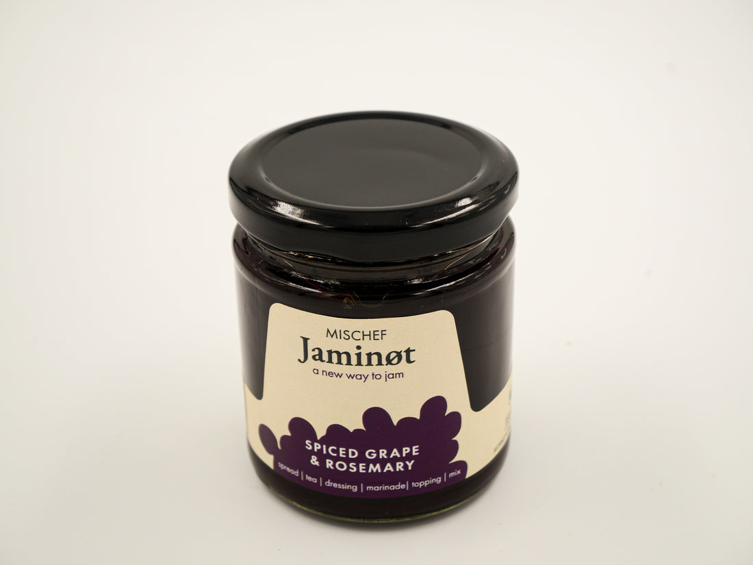 Spiced grape rosemary jaminot – artisan cookie with grape jam and rosemary by Mischef&quot;