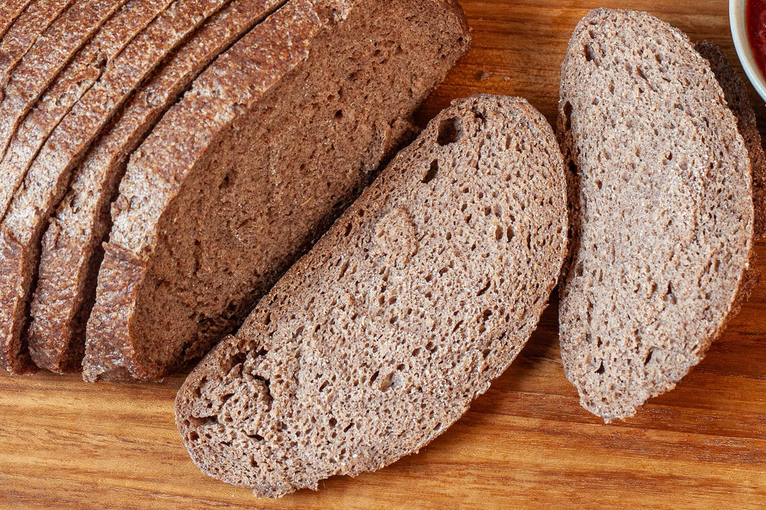 Healthy gluten-free sourdough loaf – vegan and preservative-free